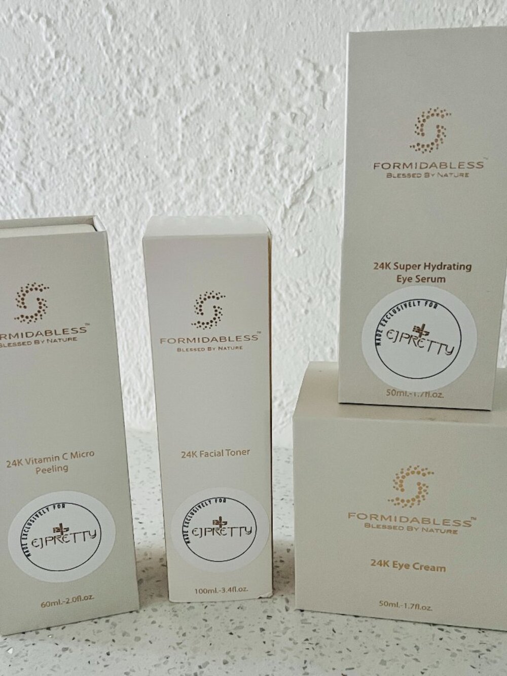 Formidabless 24K Luxury Skincare 4 Piece Set – New